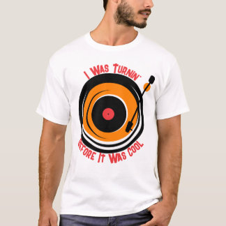 Camiseta Personalizado texto retro música retornable vinil 