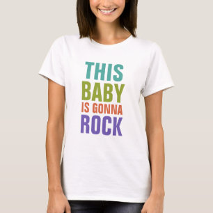 Camiseta Personalizado Texto Ropa de maternidad