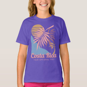 Camiseta Personalizado Texto y nombre Costa Rica