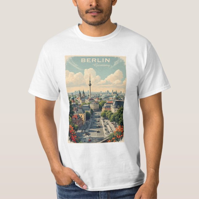 Camiseta Personalizado Textos Berlín, Alemania (Anverso)