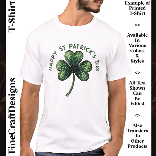 Camiseta Personalizado Textos Día de San Patricio 04 Fiesta (Subido por el creador)