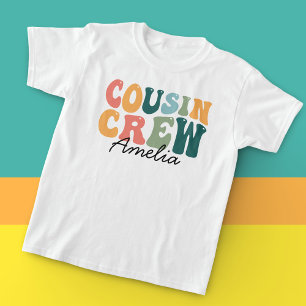Camiseta Personalizado Tripulación De Primo Groovy Colorido