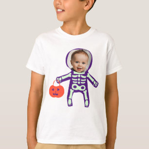 Camiseta Personalizado truco fotográfico o tratar el esquel