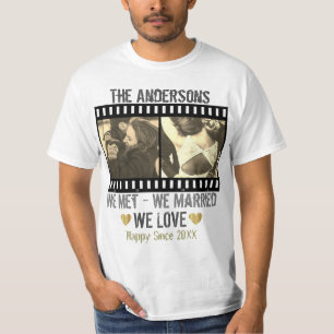 Camiseta Personalizado tu historia foto personalizada y tex