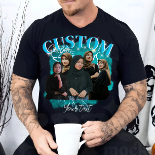 Camiseta Personalizado Tu Propio Bootleg Foto Bootleg Girlf