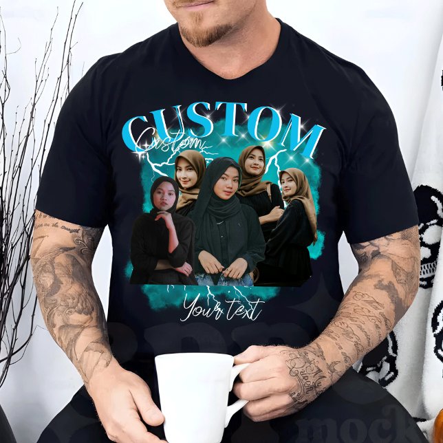 Camiseta Personalizado Tu Propio Bootleg Foto Bootleg Girlf (Subido por el creador)
