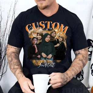 Camiseta Personalizado Tu Propio Bootleg Foto Bootleg Girlf