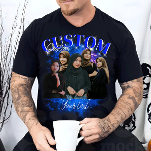 Camiseta Personalizado Tu Propio Bootleg Foto Bootleg Girlf