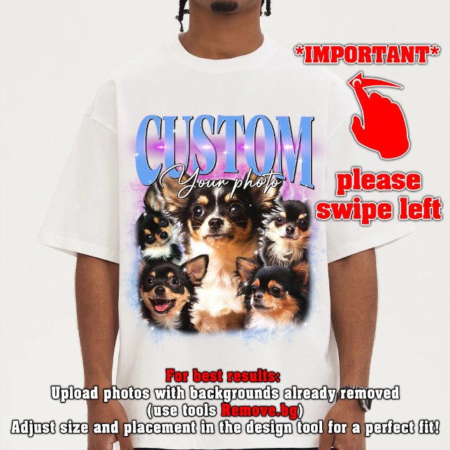 Camiseta PERSONALIZADO TU propio mascota 90 (Subido por el creador)