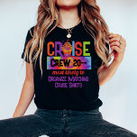 Camiseta Personalizado Tye Más Probable En Un Cruise Divert<br><div class="desc">Entre en la temporada de cruceros con nuestro Personalizado Tie Dye muy probablemente a la divertida colección de camisetas de crucero 2024. Admire los vibrantes patrones de tintes de empate que infunden una ráfaga de colores, añadiendo un toque lúdico y moderno a su armario de crucero. Estos camisetas no sólo...</div>
