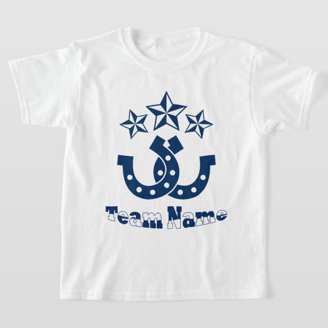Camiseta Personalizado Único de Niños Personalizados Horses (Distribución)