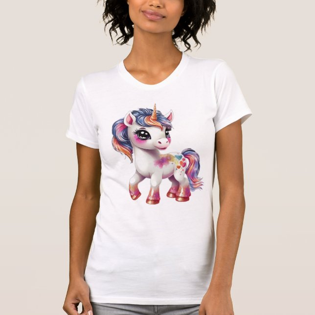 Camiseta personalizado unicornio (Anverso)