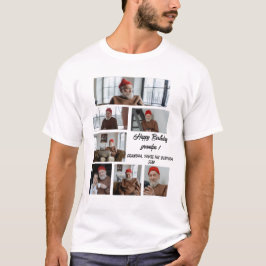 Camiseta Personalizado Uno De Los Collages de fotos Familia