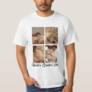 Camiseta Personalizado Uno De Los Collages de fotos Familia
