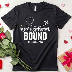 Camiseta Personalizado Vacaciones unadas en luna de miel Pa