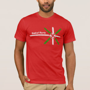 Camiseta Personalizado, vasco dibujado tiza Ikurriña y