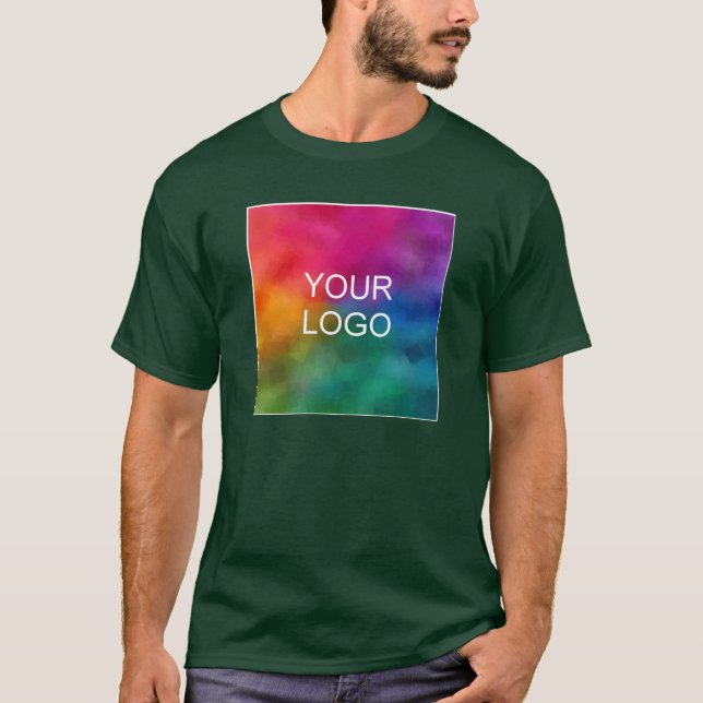 Camiseta Personalizado Verde Forestal Profundo Crea Tu Prop (Anverso)