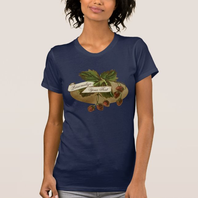 Camiseta Personalizado Viejo Colegio de Fruta Retro de Fres (Anverso)