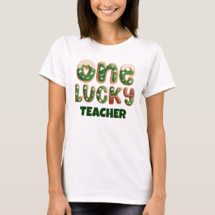 Camiseta Personalizado Vintage St Patricks Day One Lucky Te