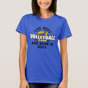 Camiseta Personalizado Voleibol Nacimiento Año Número de No