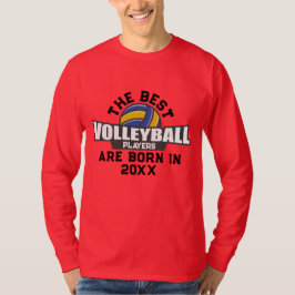 Camiseta Personalizado Voleibol Nacimiento Año Número de No