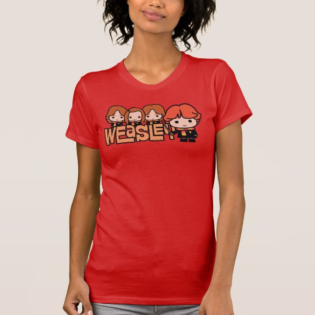 Camiseta Personalizado Weasley Siblilings Gráfico (Anverso)