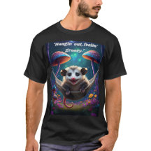 Personalizado Whimsical Opossum Psychedelt Hippie