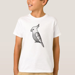 Camiseta Personalizado Whiteface Cockatiel Parrot Bird