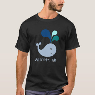 Camiseta Personalizado Whittier Alaska Cute Whale Lover