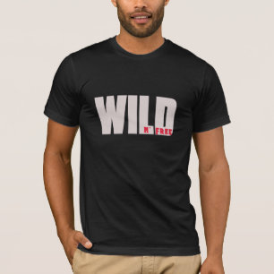 Camiseta Personalizado Wild Free Trendy Graphic Tee Persona