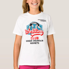 Camiseta Personalizado Wrestling Team Club Nombre de la esc