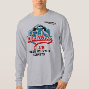 Camiseta Personalizado Wrestling Team Club Nombre de la esc