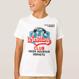 Camiseta Personalizado Wrestling Team Club Nombre de la esc