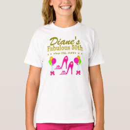 CAMISETA PERSONALIZADO Y DE FECHA 50 CUMPLEAÑOS TEE