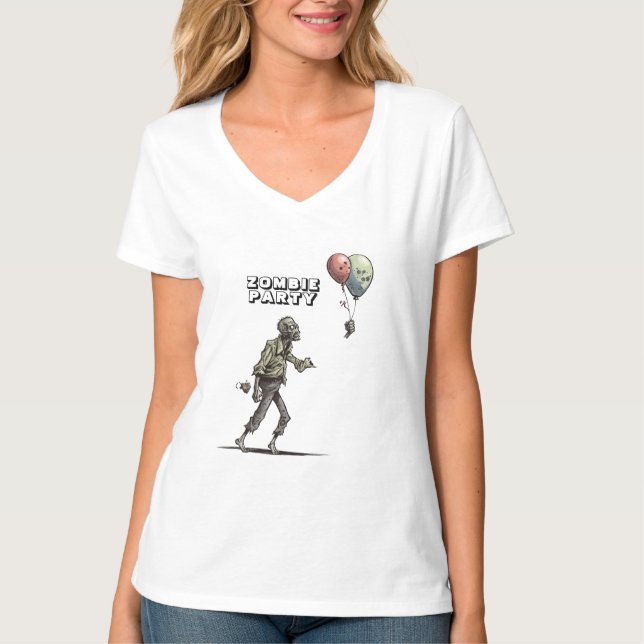 Camiseta personalizado Zombie (Anverso)
