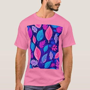 Camiseta Personalizados caprichosos: morado y rosado