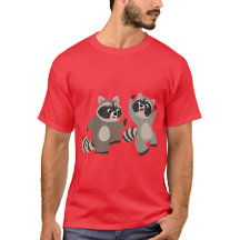Personalizados de baile lindo Raccoons