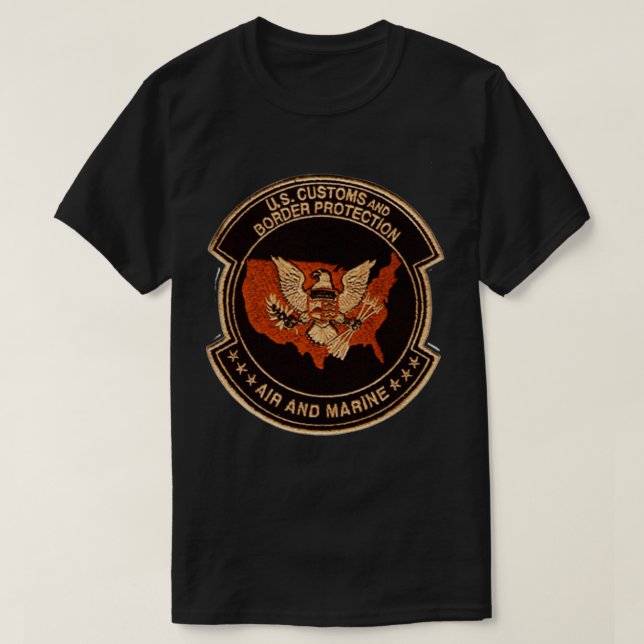 Camiseta Personalizados de EE. UU. Air and Marine (Diseño del anverso)