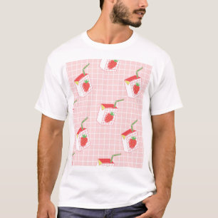 Camiseta Personalizados de fresa de leche: Patrones jugueto