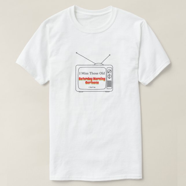 Camiseta Personalizados de la mañana del sábado - Una camis (Diseño del anverso)