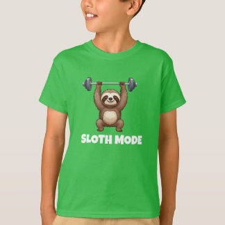Camiseta Personalizados de modo de eslogan de corte verde