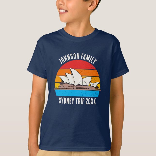 Camiseta Personalizados en viaje a la ópera de Australia en (Anverso)