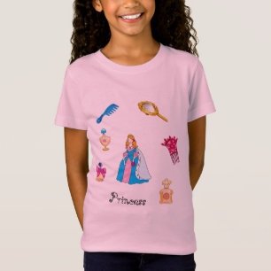 Camiseta Personalizados pegatinas princesas y accesorios