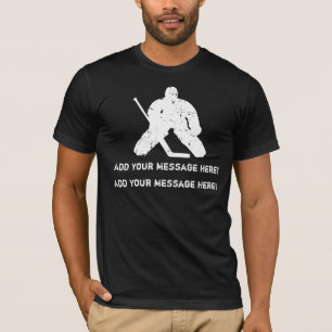 Camiseta Personalízalo, Hockey Goalie