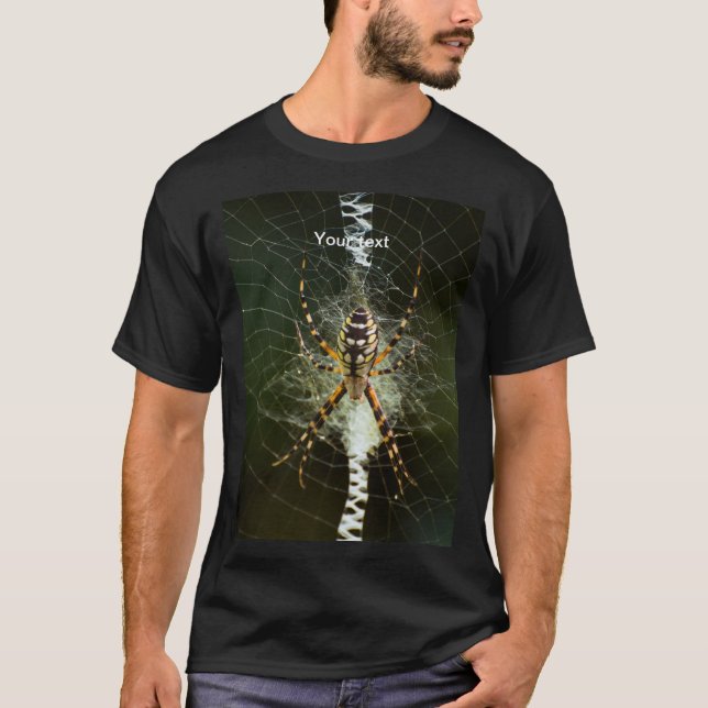 Camiseta Personalizar araña en su fotografía web (Anverso)