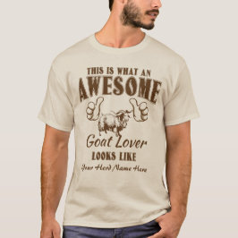 Camiseta PERSONALIZAR Awesome Goat Lover Angora Goat