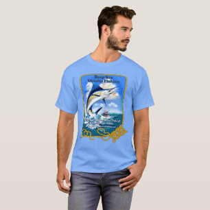 Camiseta Personalizar Barco de Alquiler de Pesca Deportiva 