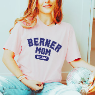 Camiseta Personalizar Berner Mom Est 2024 Modern Dog Lover