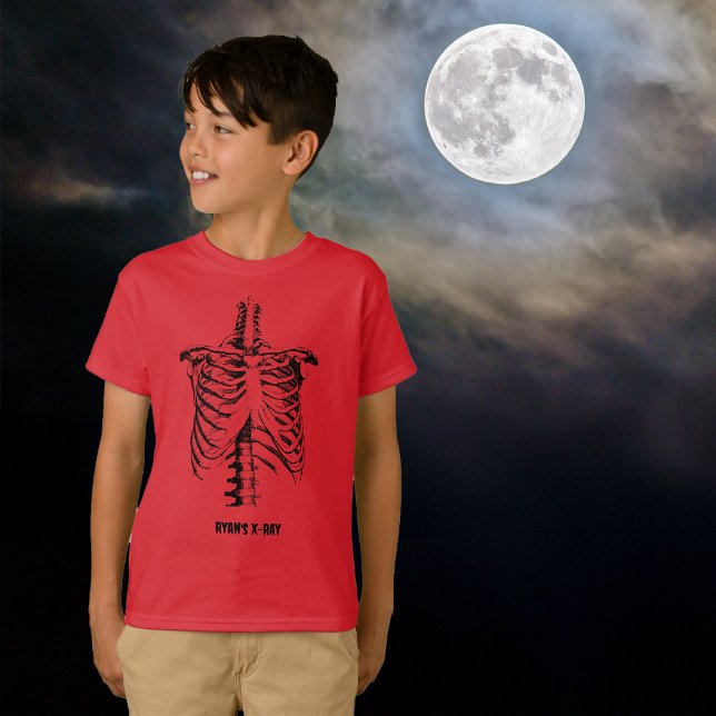 Camiseta Personalizar de niños de Halloween en jaula de ray (Subido por el creador)