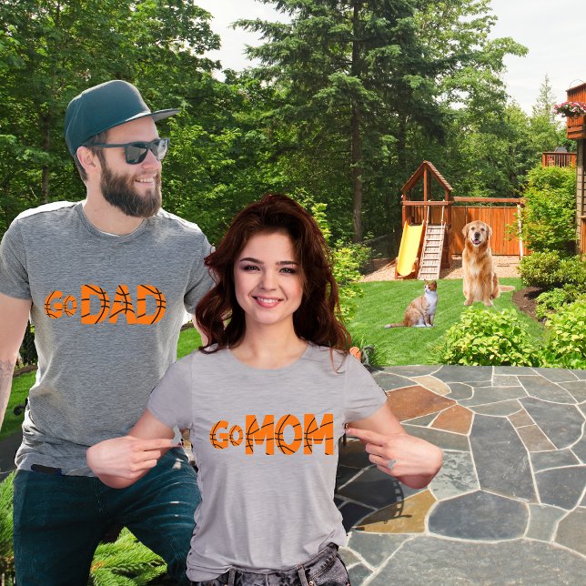 Camiseta Personalizar el baloncesto Go Mom (Subido por el creador)
